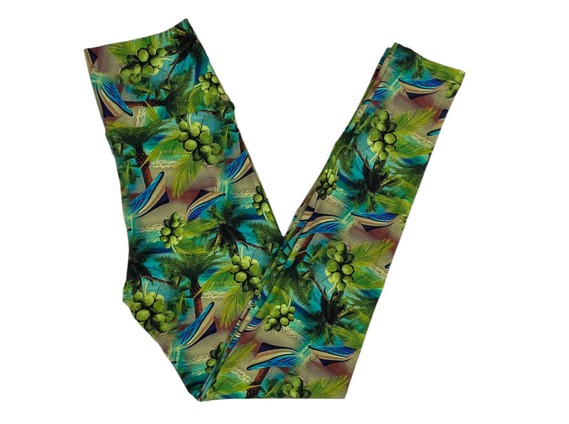 Surfing Pavones - Leggings